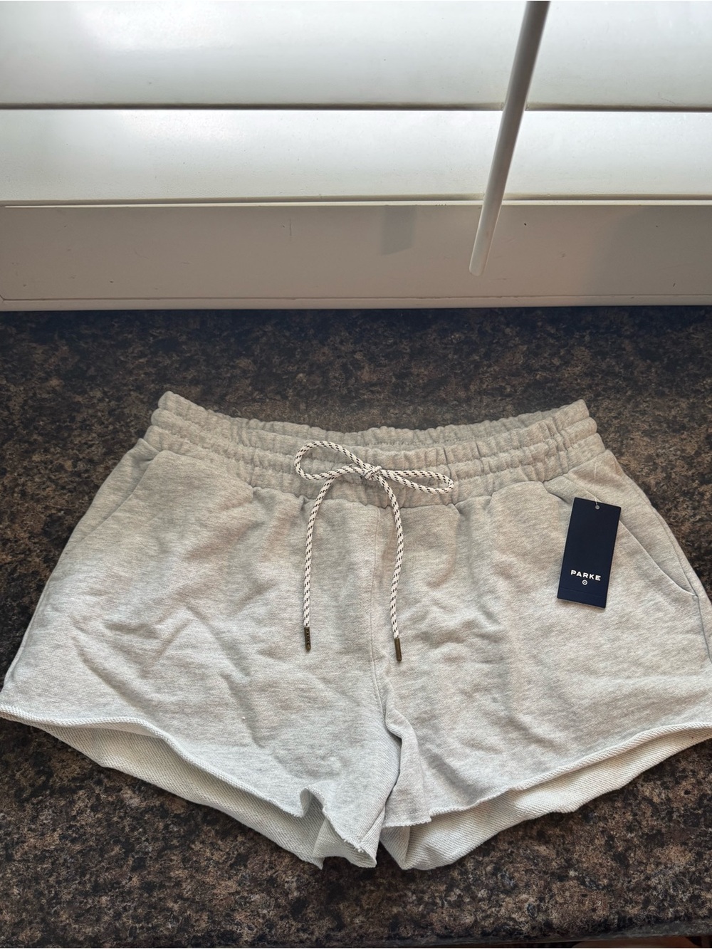 Parke x Target Women’s Mid Rise Pull-On Sweatshorts Heather Gray